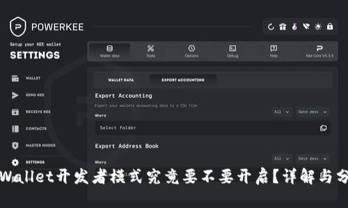tpWallet开发者模式究竟要不要开启？详解与分析